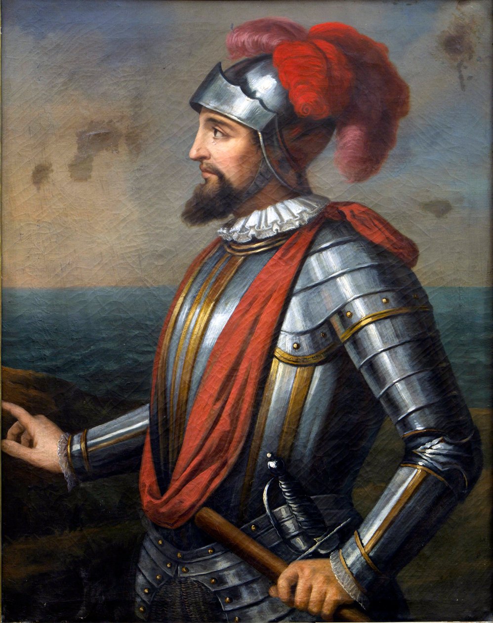 Portrait of Vasco Núñez de Balboa, Spanish Conquistador (1475-1517) by Artist Unknown