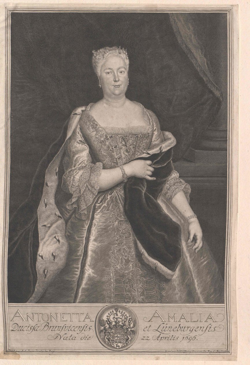 Princess Antoinette Amalie of Brunswick-Wolfenbüttel by Artist Unknown