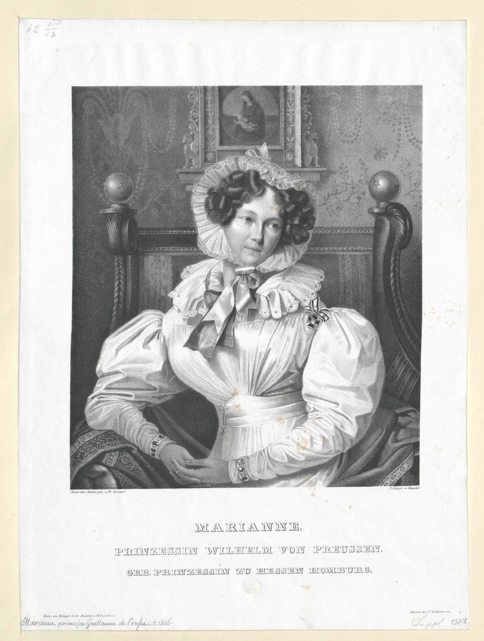 Princess Maria Anne of Hessen-Homburg by Artist Unknown