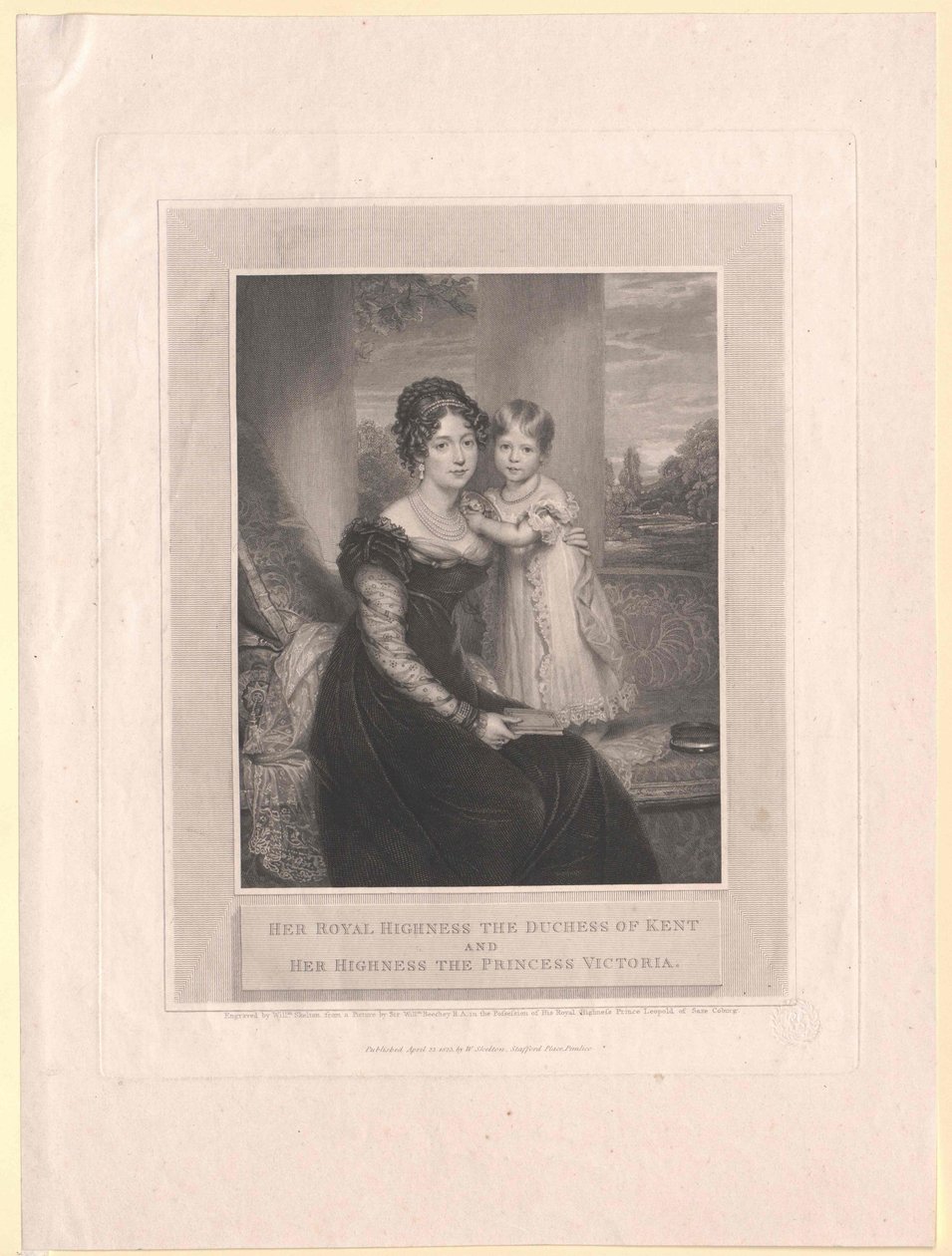 Princess Victoria of Saxe Coburg-Saalfeld by Artist Unknown