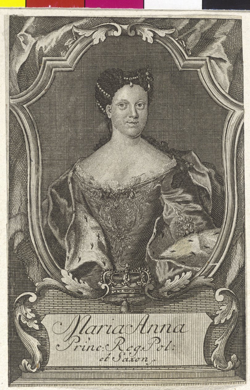Princess Maria Anne of Saxony by Artist Unknown
