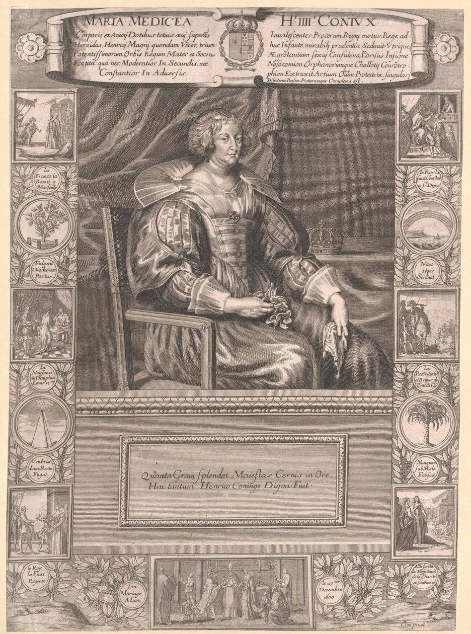 Princess of Tuscany Maria de Medici by Artist Unknown