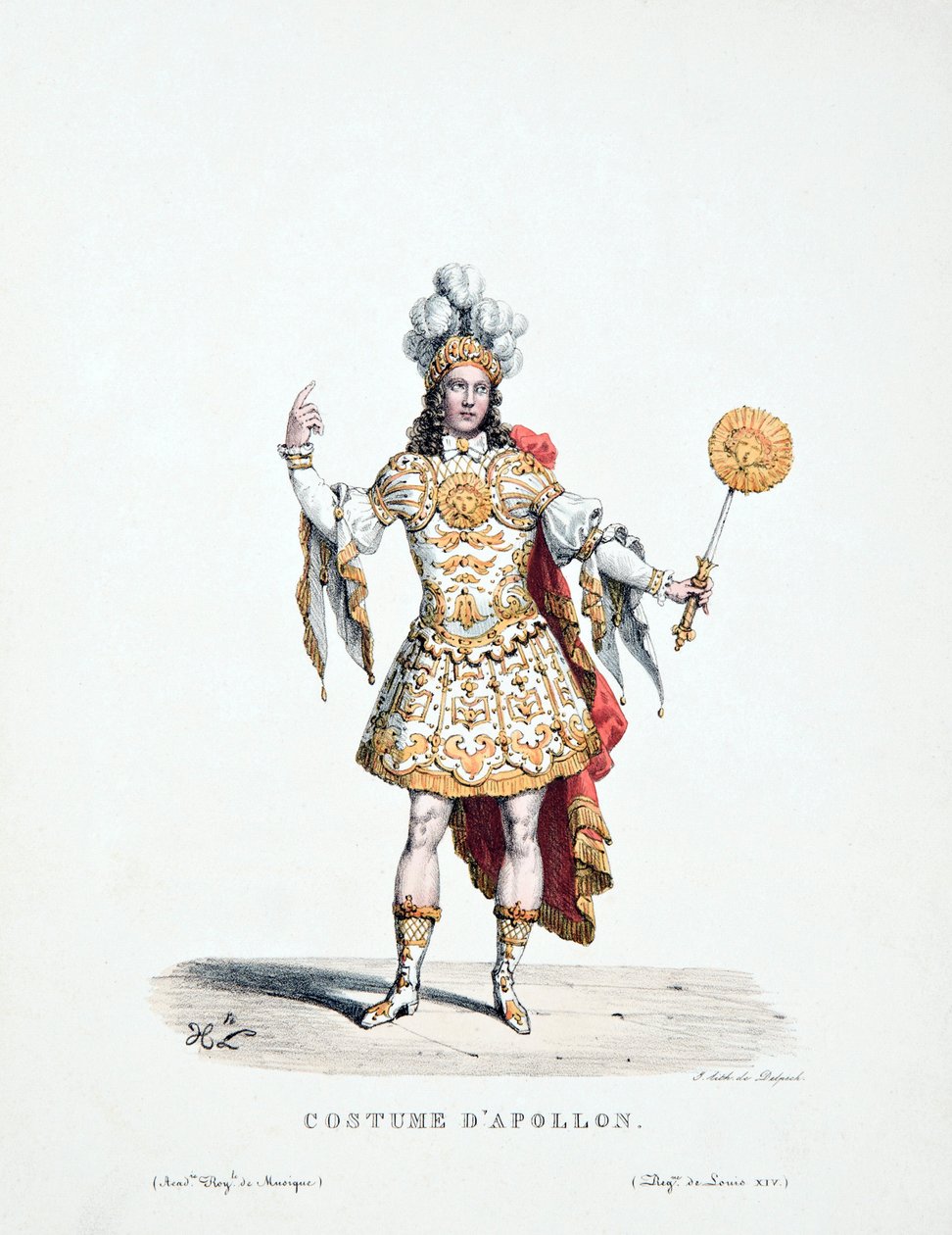 Representation of King Louis XIV as Apollo in the Ballet 
