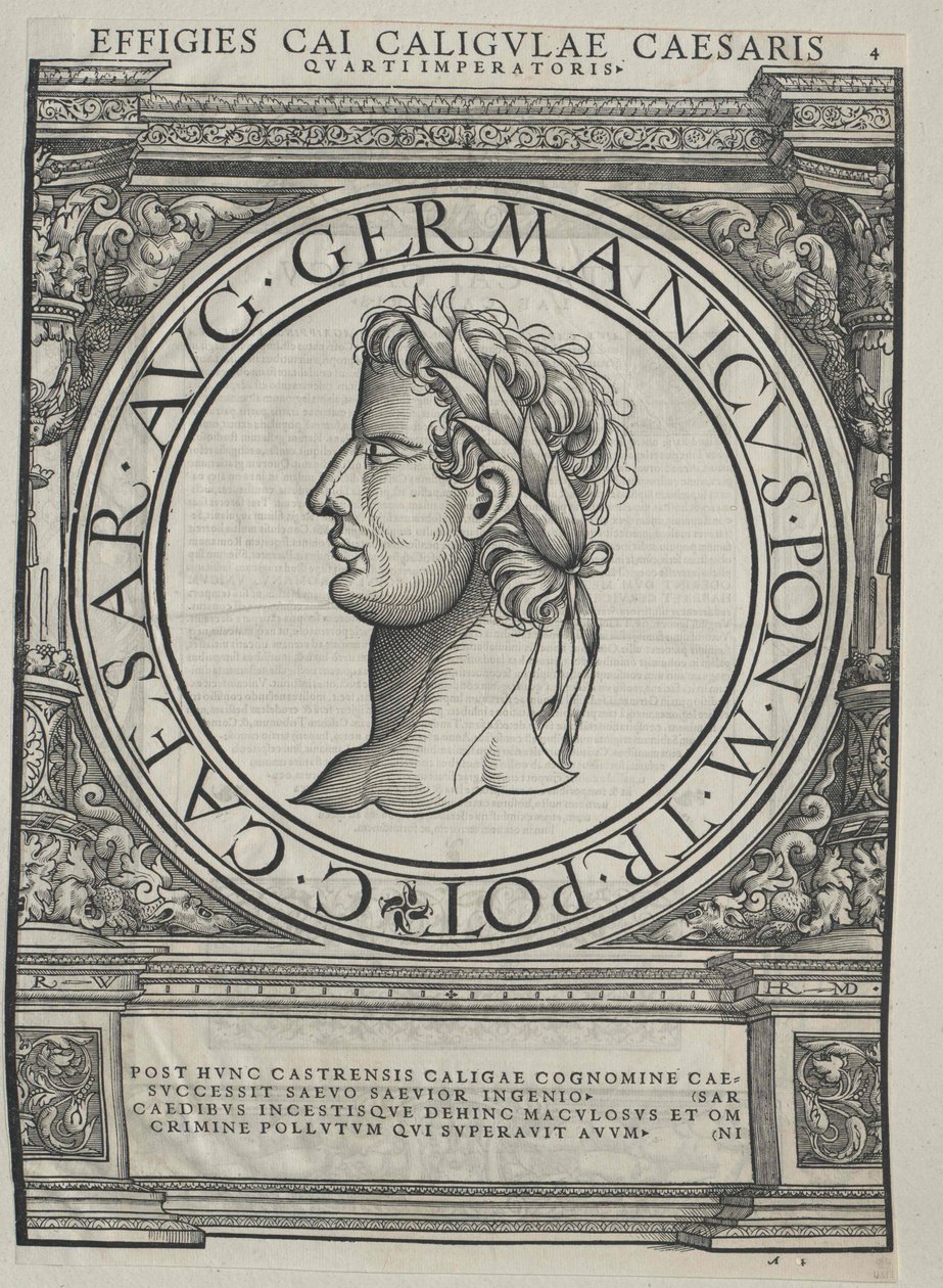Roman Emperor Caligula by Artist Unknown