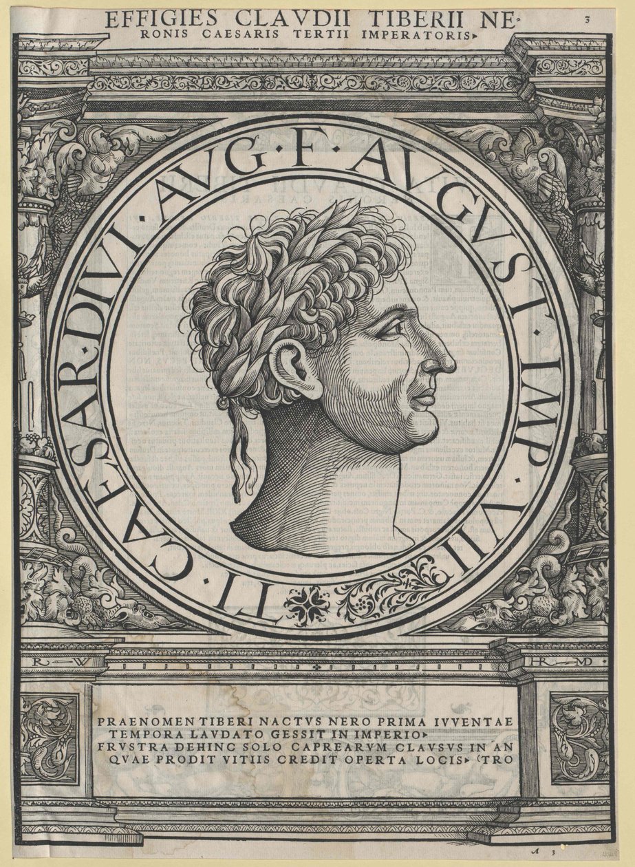 Roman Emperor Tiberius by Artist Unknown