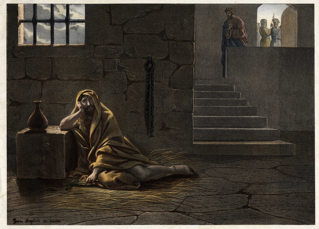 Saint John the Baptist in Prison by Artist Unknown