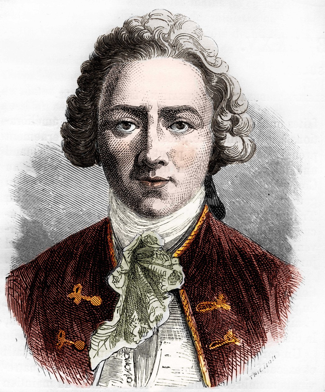 Sebastien-Roch Nicolas de Chamfort, French Moralist (engraving) by Artist Unknown