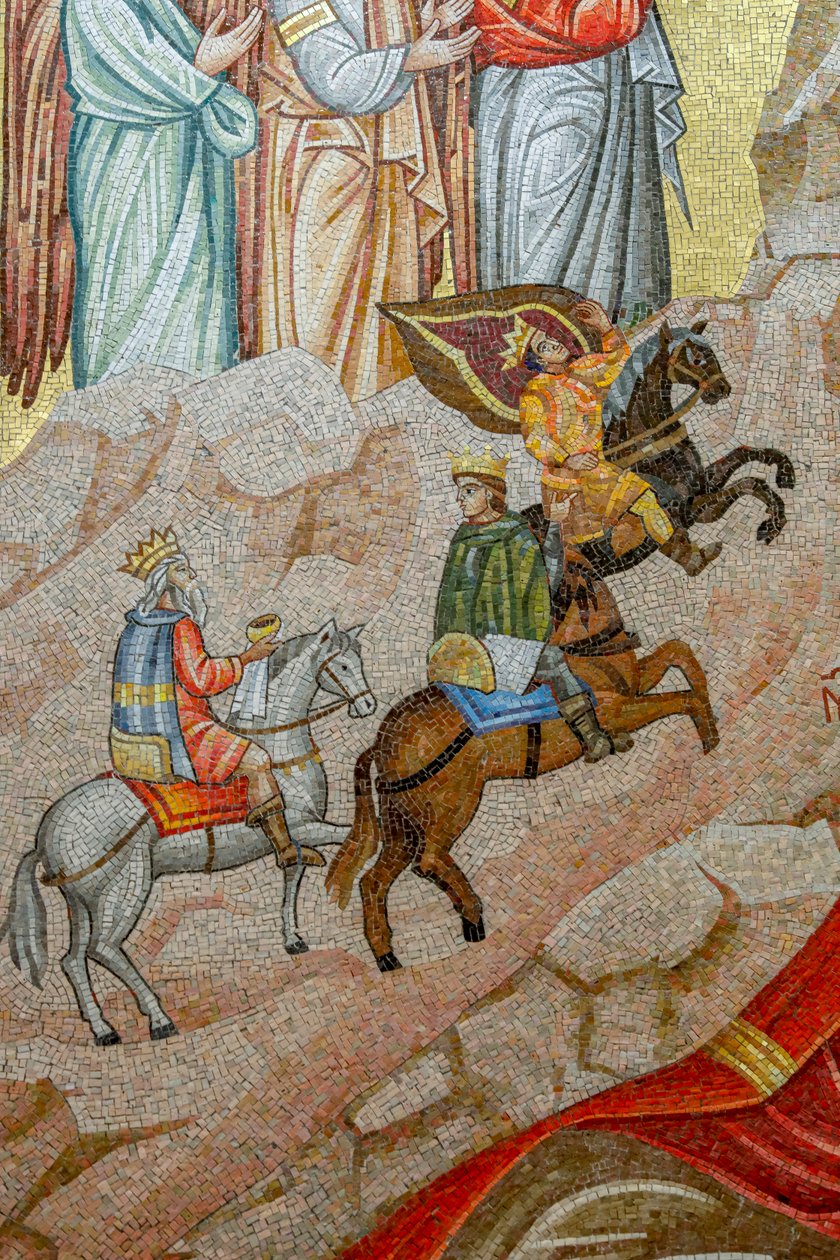 The Magi. Cathedral, Harissa, 2022 by Artist Unknown