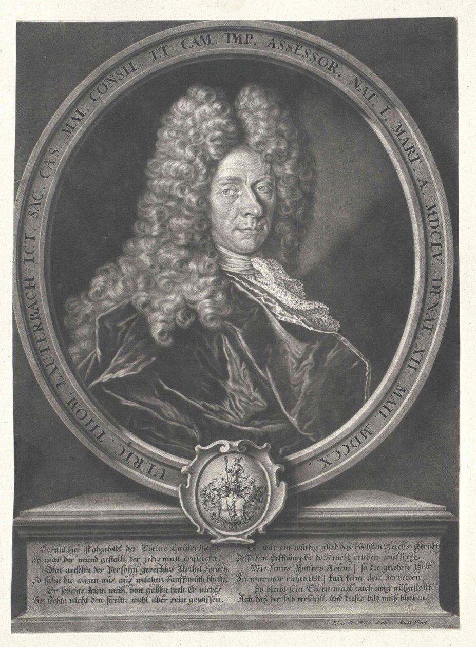 Ulrich Thomas Lauterbach by Artist Unknown