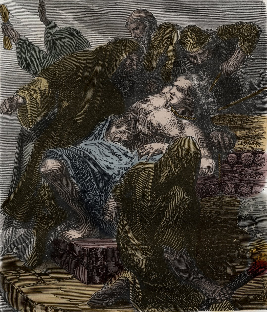 Urbain Grandier Burned at the Stake by Artist Unknown