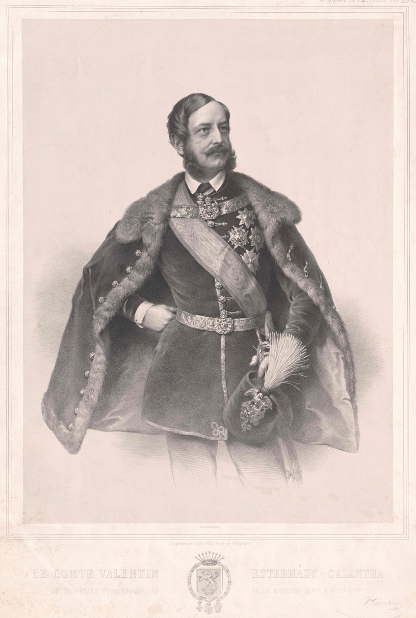 Valentine Count Baron von Galantha Esterhazy by Artist Unknown