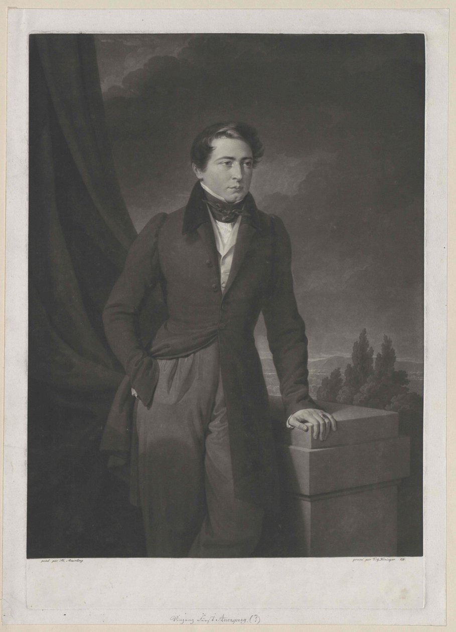 Vincenz Prince Auersperg by Artist Unknown