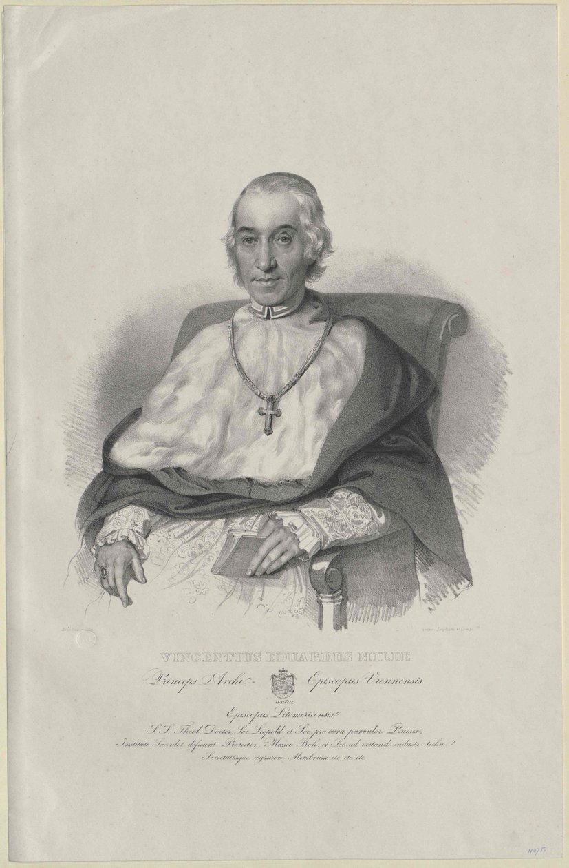 Vinzenz Eduard Milde by Artist Unknown