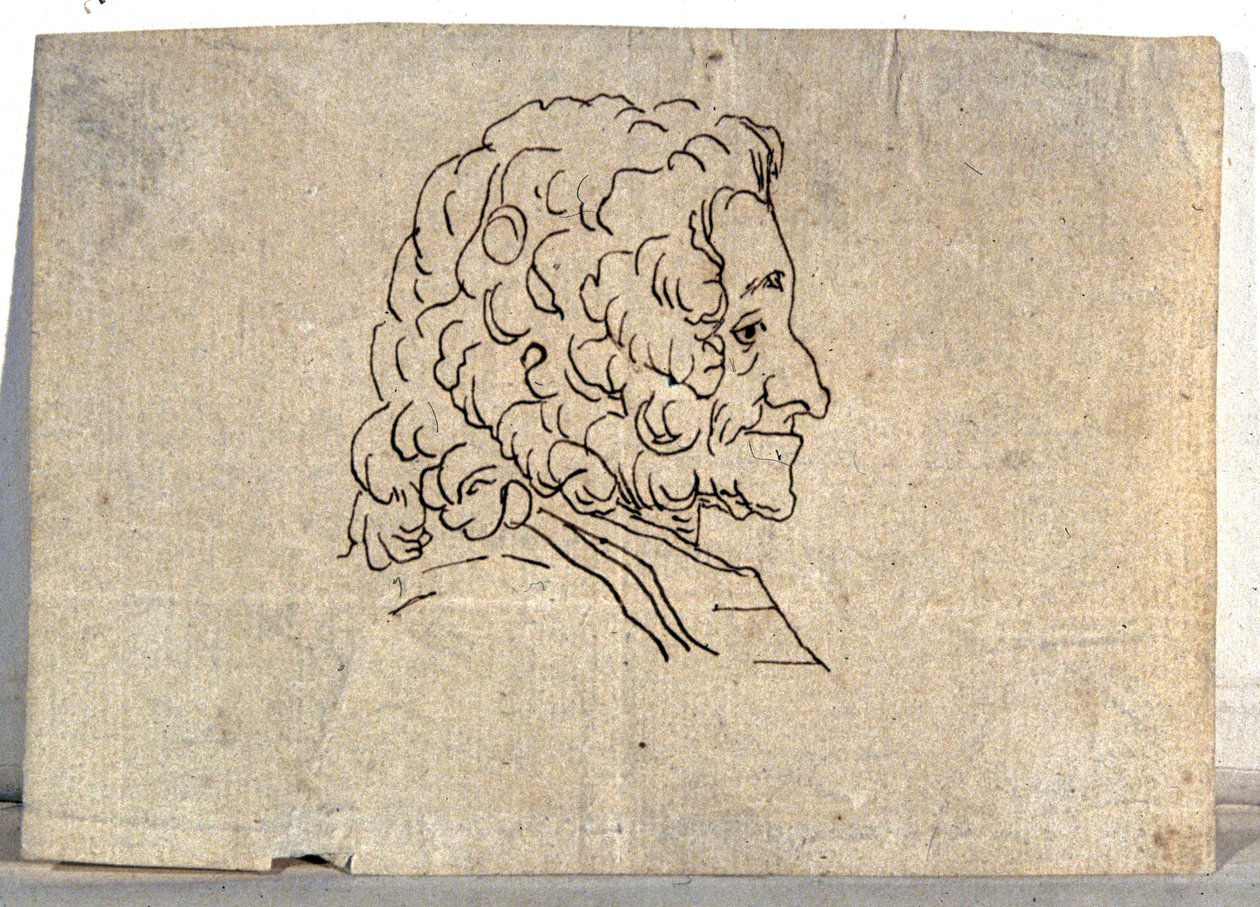 Voltaire, Drawing by Artist Unknown