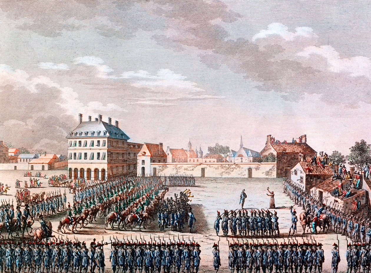 War of Vendee: shooting of Francois Athanase De Charette de la Contrie, General in Chief of the Vendean Armies, March 29 by Artist Unknown