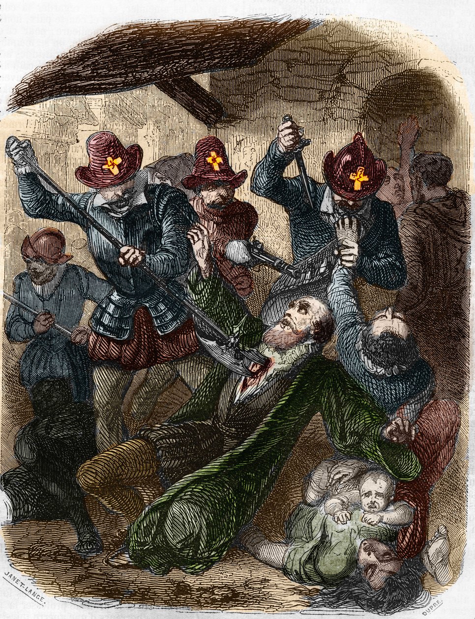 Wars of Religion: Massacre of Saint Bartholomew, August 24 by Artist Unknown