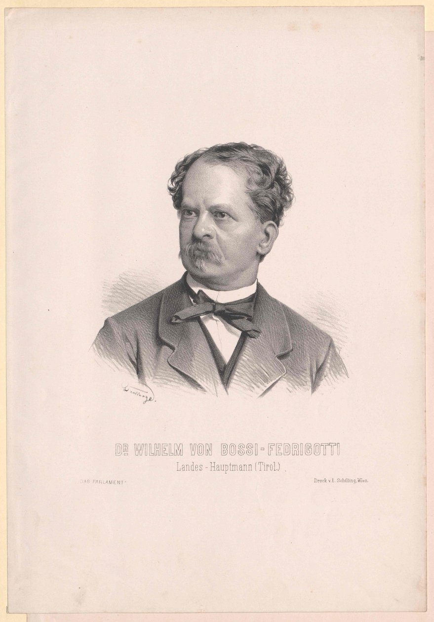 Wilhelm Bossi-Fedrigotti of Belmonte by Artist Unknown