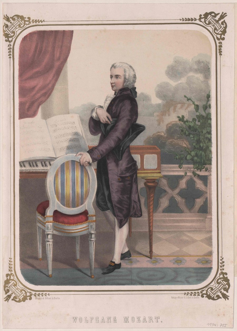 Wolfgang Amadeus Mozart by Artist Unknown