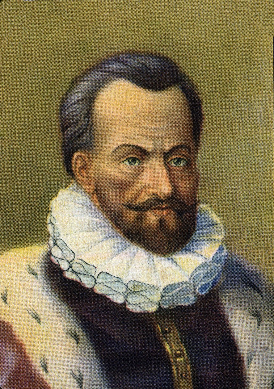 Portrait of Simon Stevin, Belgian Mathematician by Artist Unknown