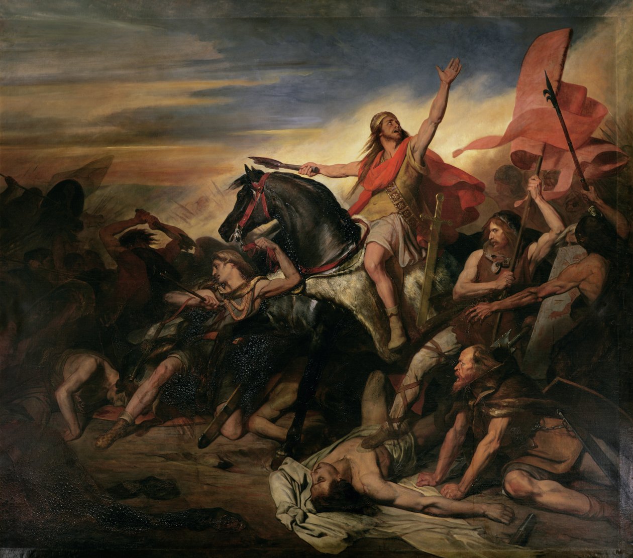 Battle of Tolbiac in AD 496, 1837 by Ary Scheffer
