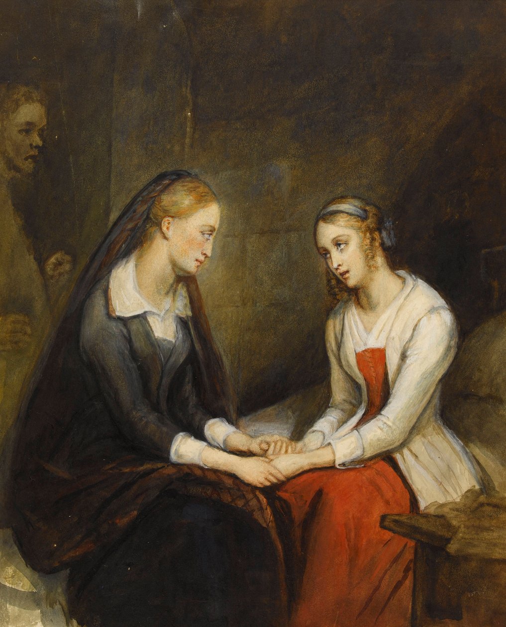Effie and Jeanie Deans. After Walter Scott