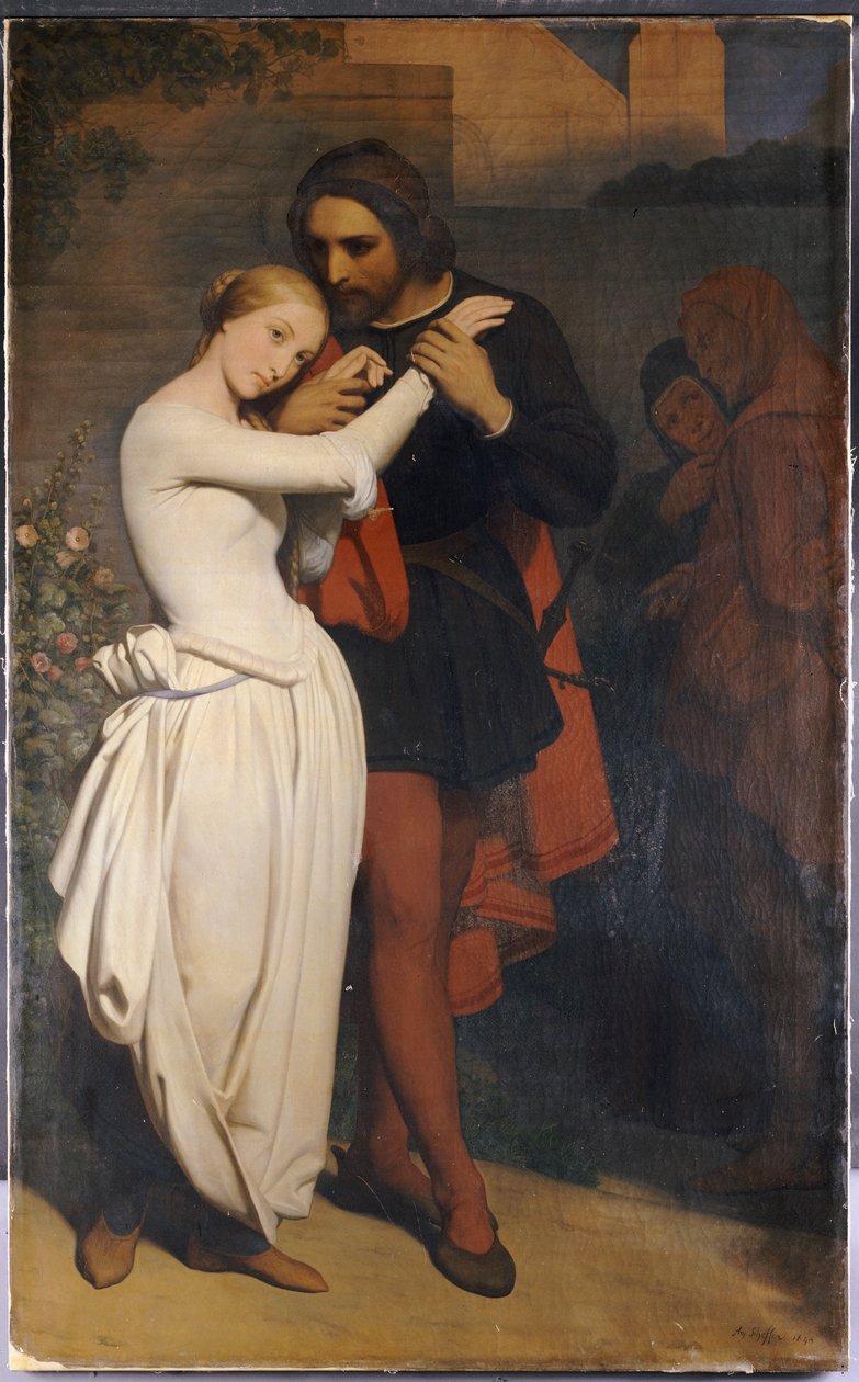 Faust and Margaret in the Garden, 1846 by Ary Scheffer