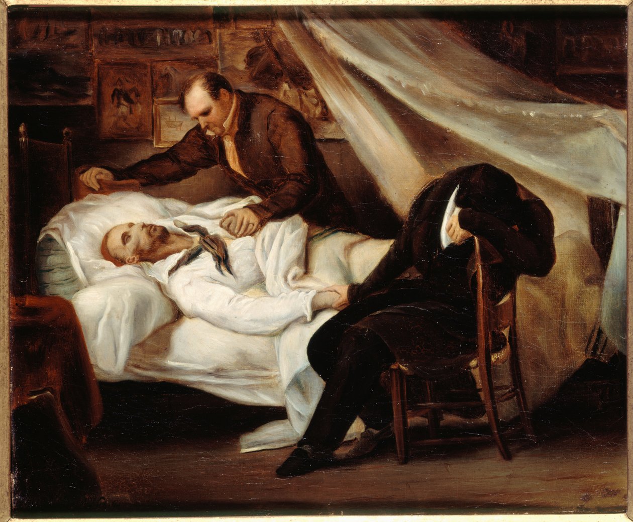 The Death of Géricault by Ary Scheffer