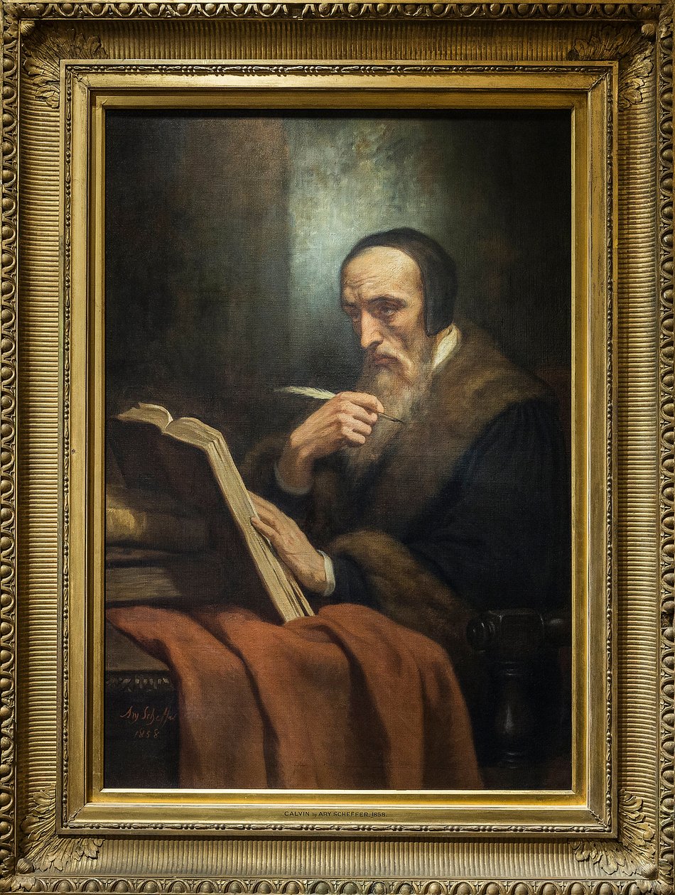 Portrait of John Calvin by Ary Scheffer