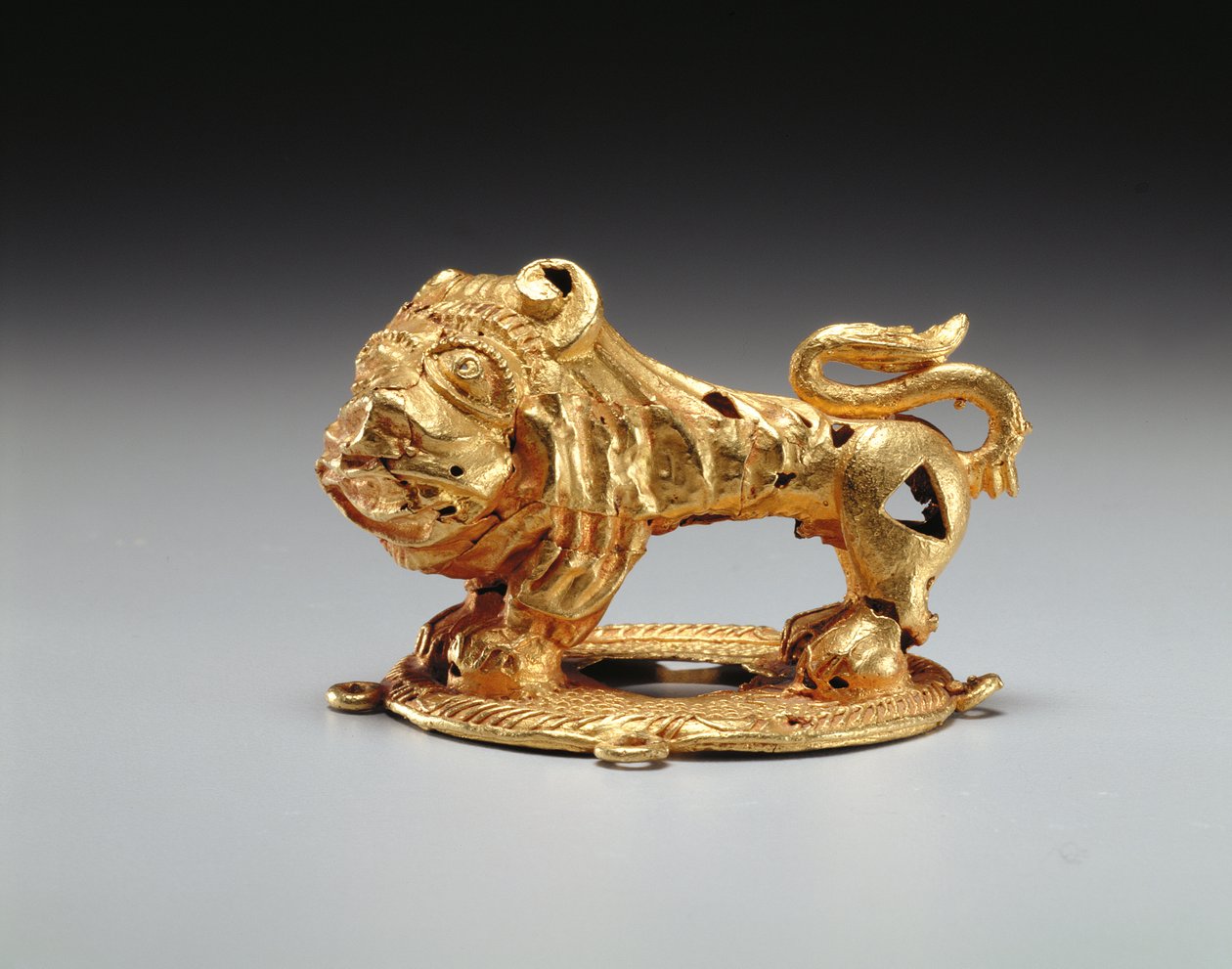 Lion sword fitting by Ashanti