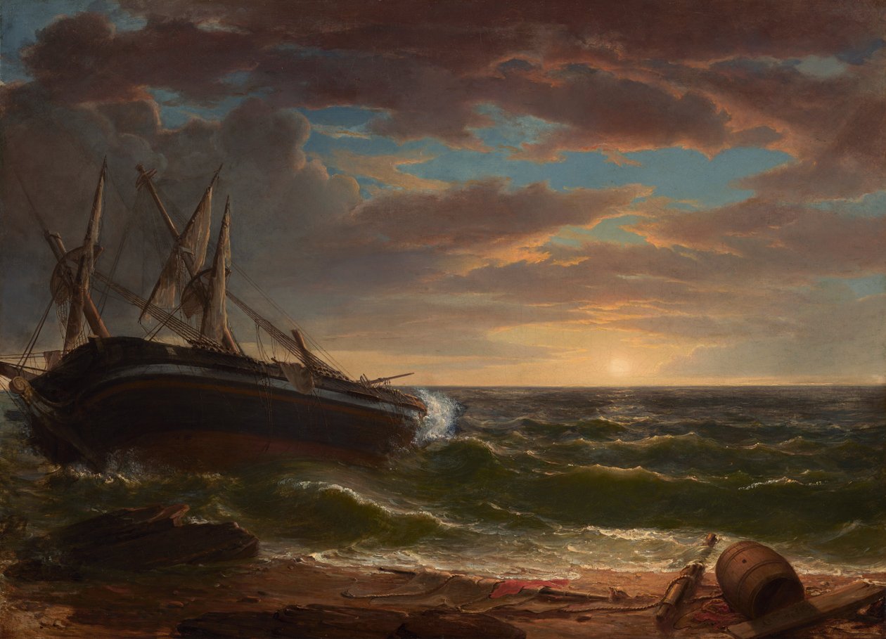 The Stranded Ship by Asher Brown Durand