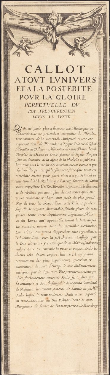The Siege of La Rochelle (plate 4 of 16; set comprises 1952.8.97-112) by Assistant of Jacques Callot