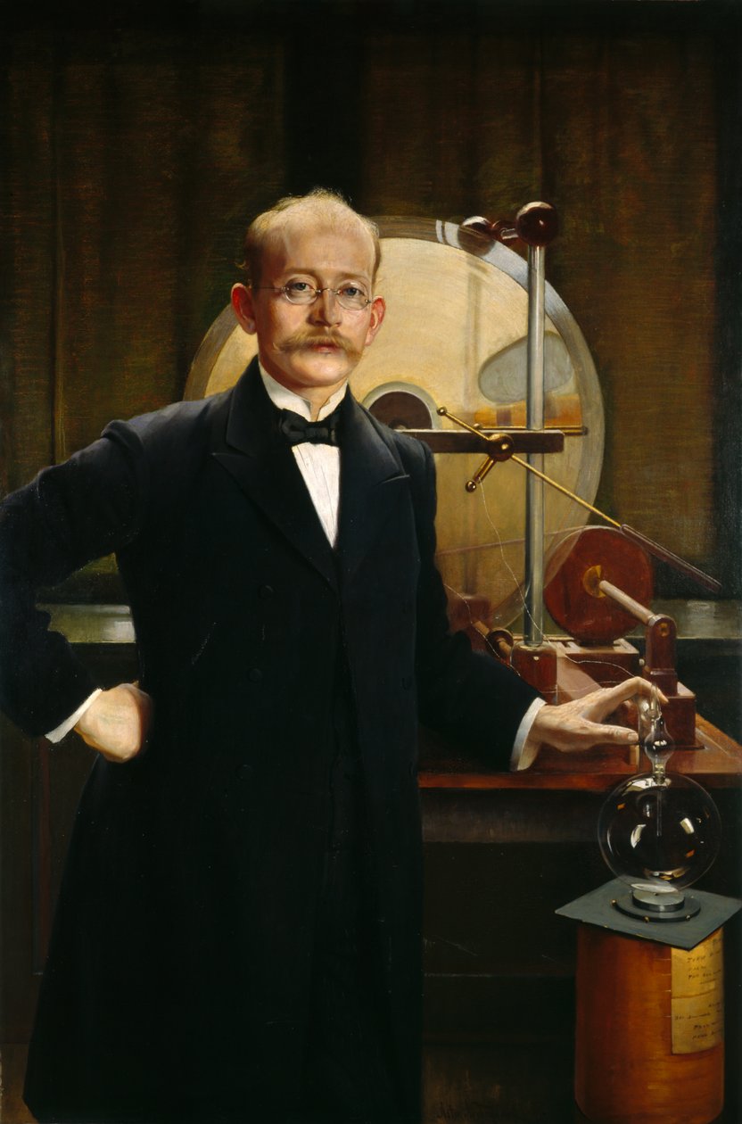 Professor Kristian Birkeland (1867-1917) by Asta Nørregaard