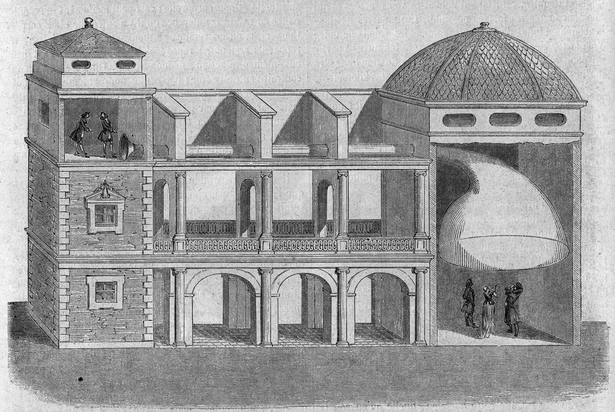 Acoustic cornet invented by Athanase Kircher (1601-1680) by Athanasius Kircher