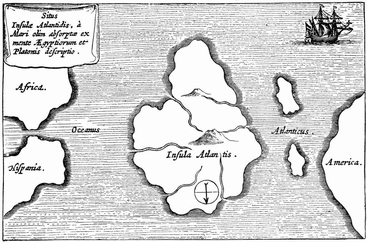 Map of Atlantis, from 