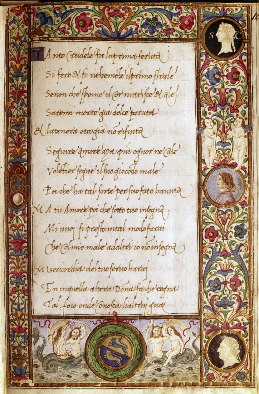 Page from the manuscript of 