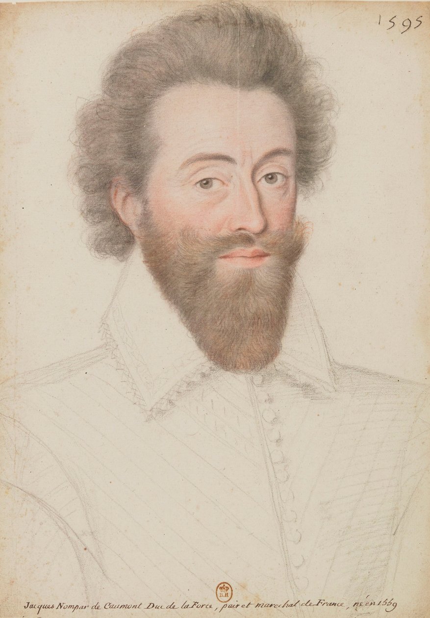 Jacques Nompar de Caumont - 1595 by attributed to François Quesnel