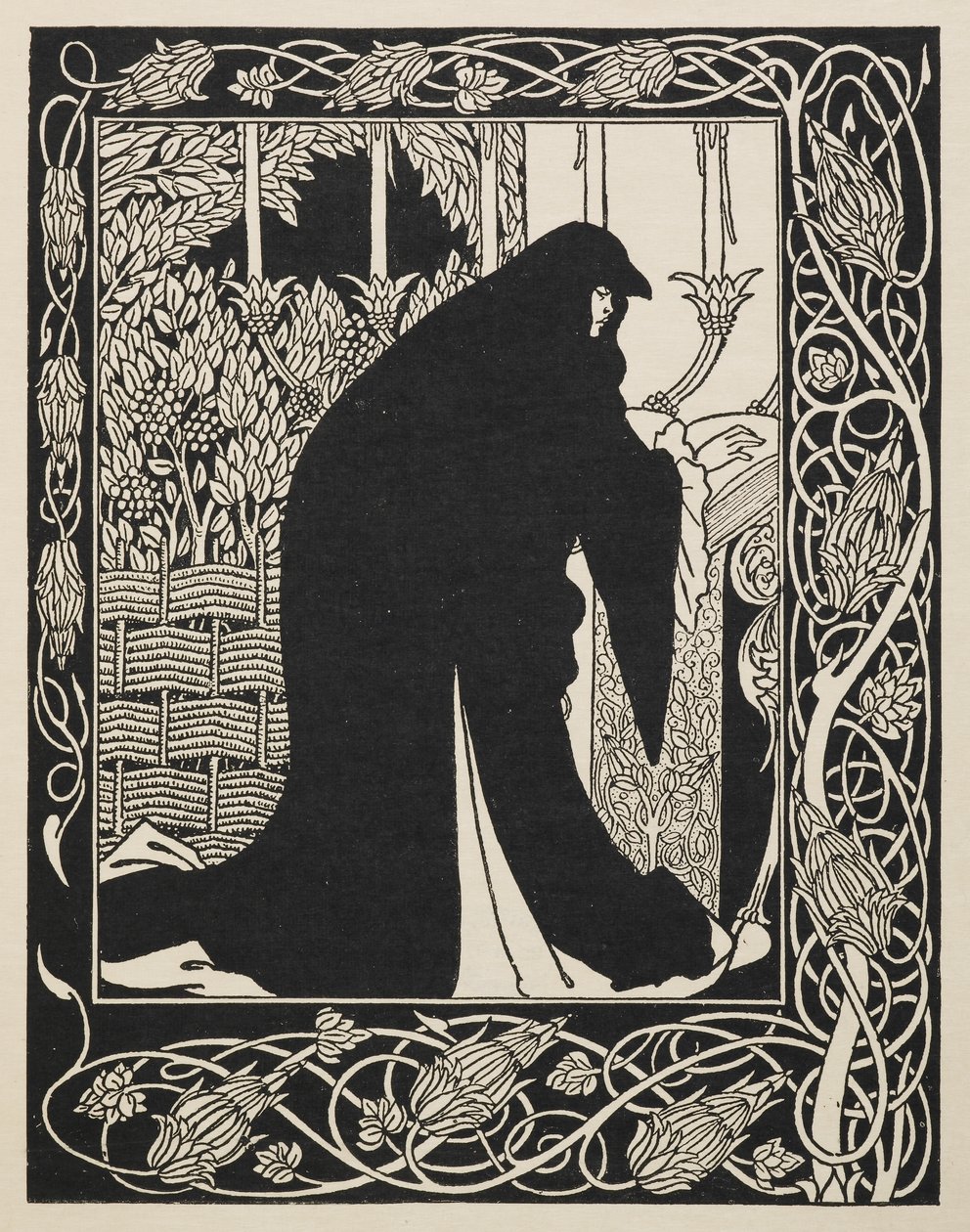 How Queen Guenever made her a nun. From 