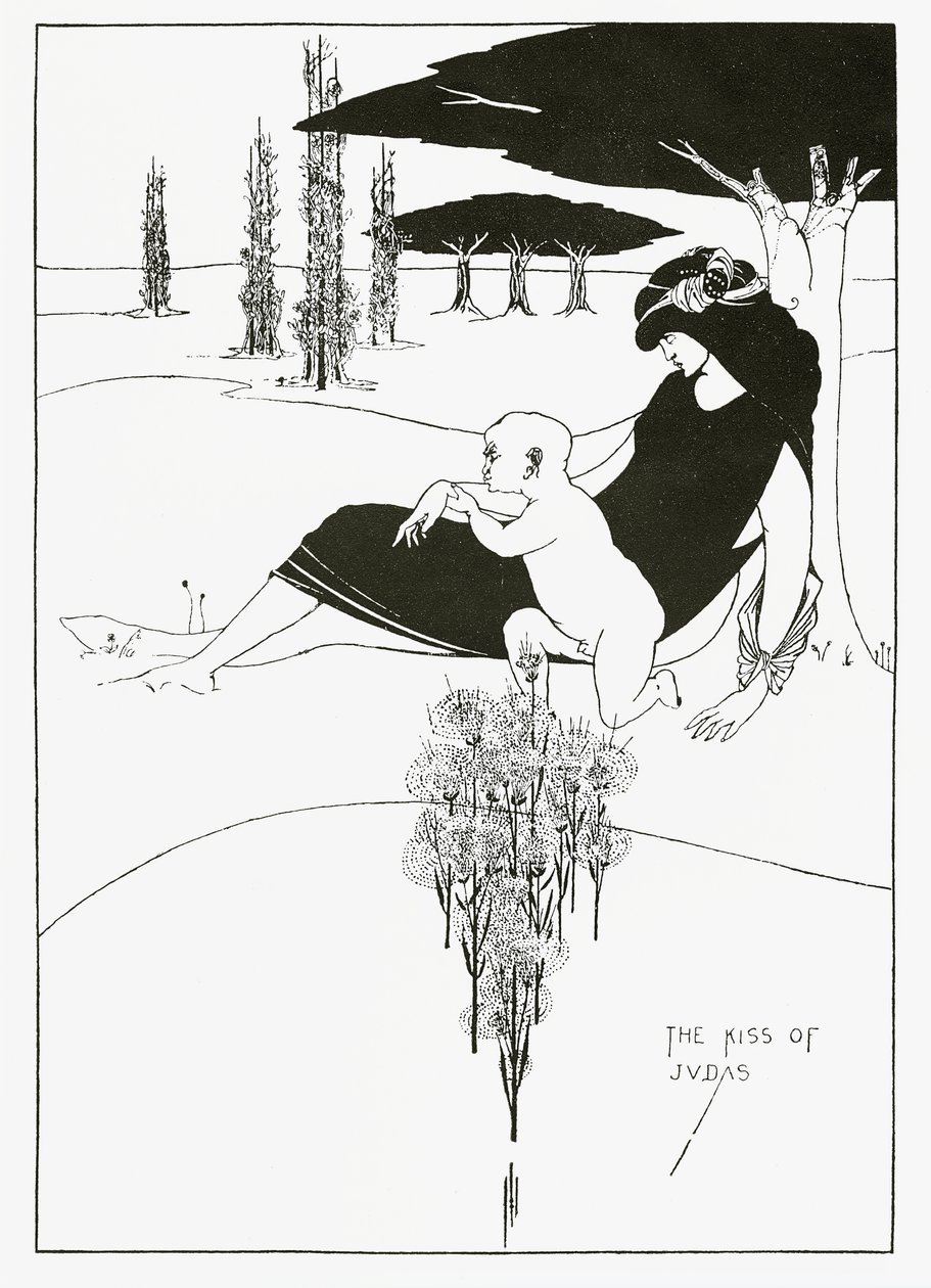 The Kiss of Judas by Aubrey Beardsley