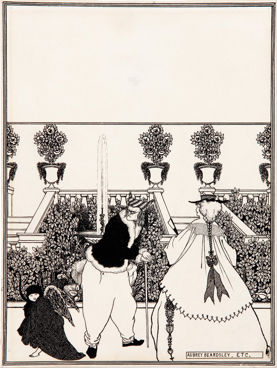The Driving of Cupid from the Garden (preparatory drawing for the cover design of 