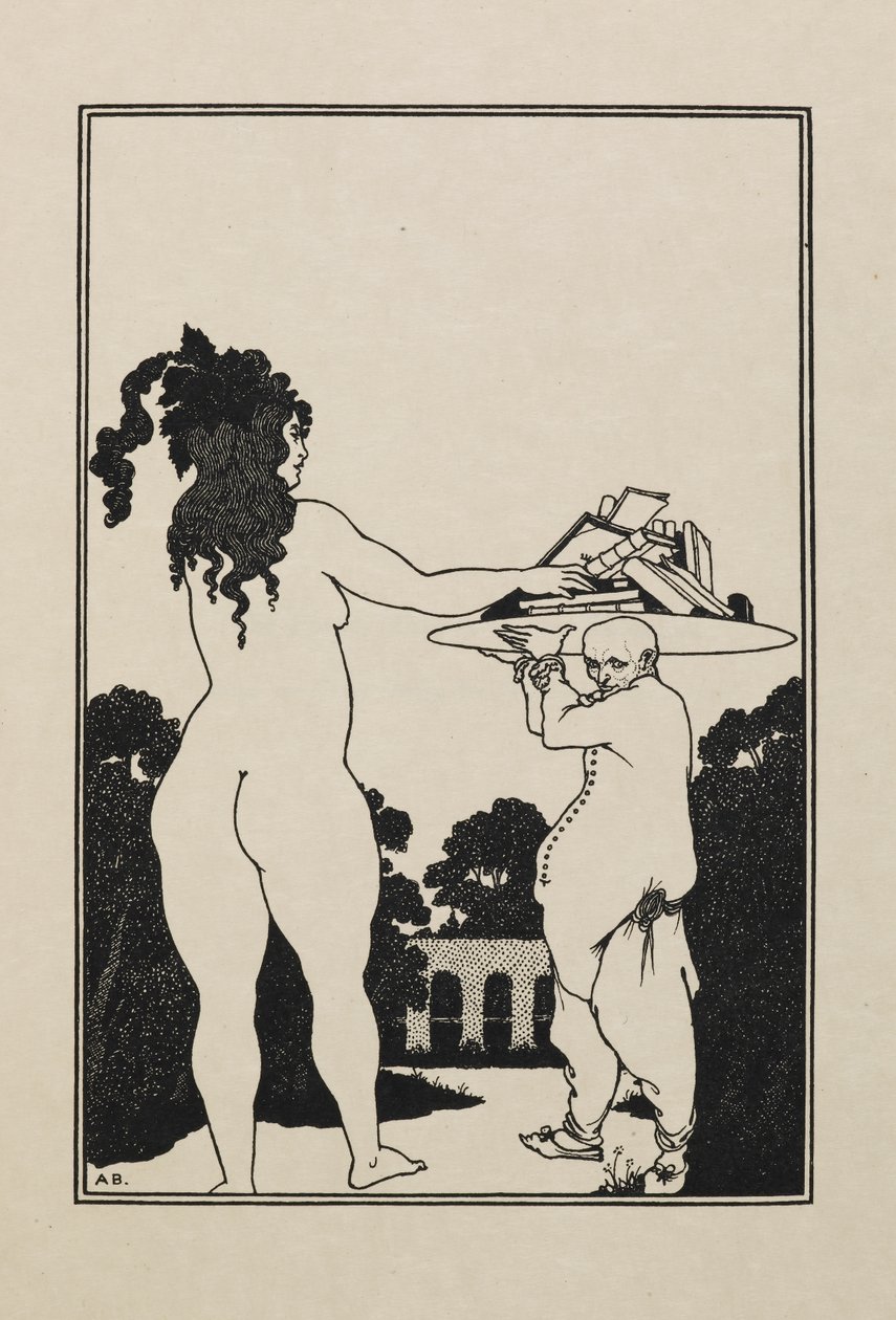 drawing from a Book of Fifty Drawings by Aubrey Beardsley