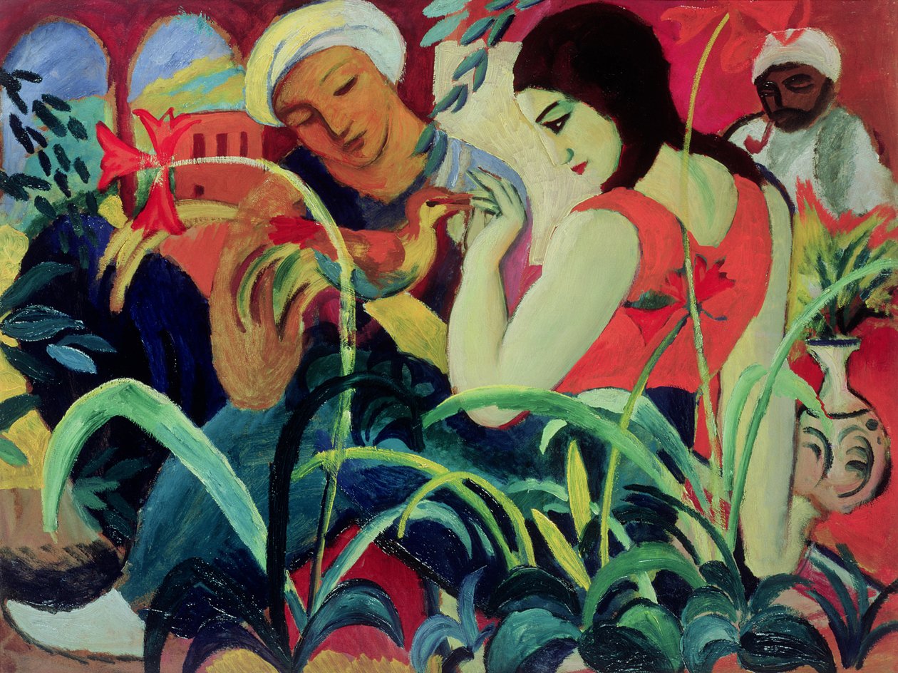 Oriental Women (Odalisques), 1912 by August Macke