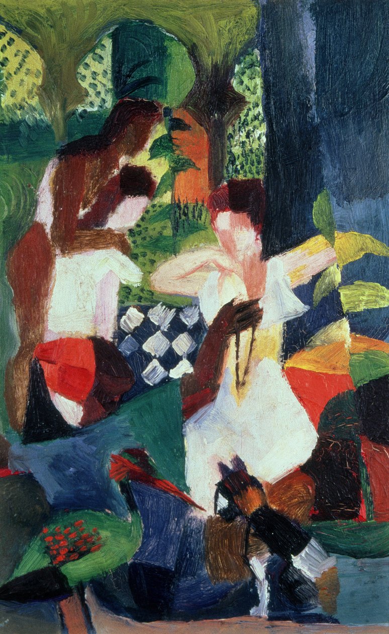 The Turkish Jeweller by August Macke