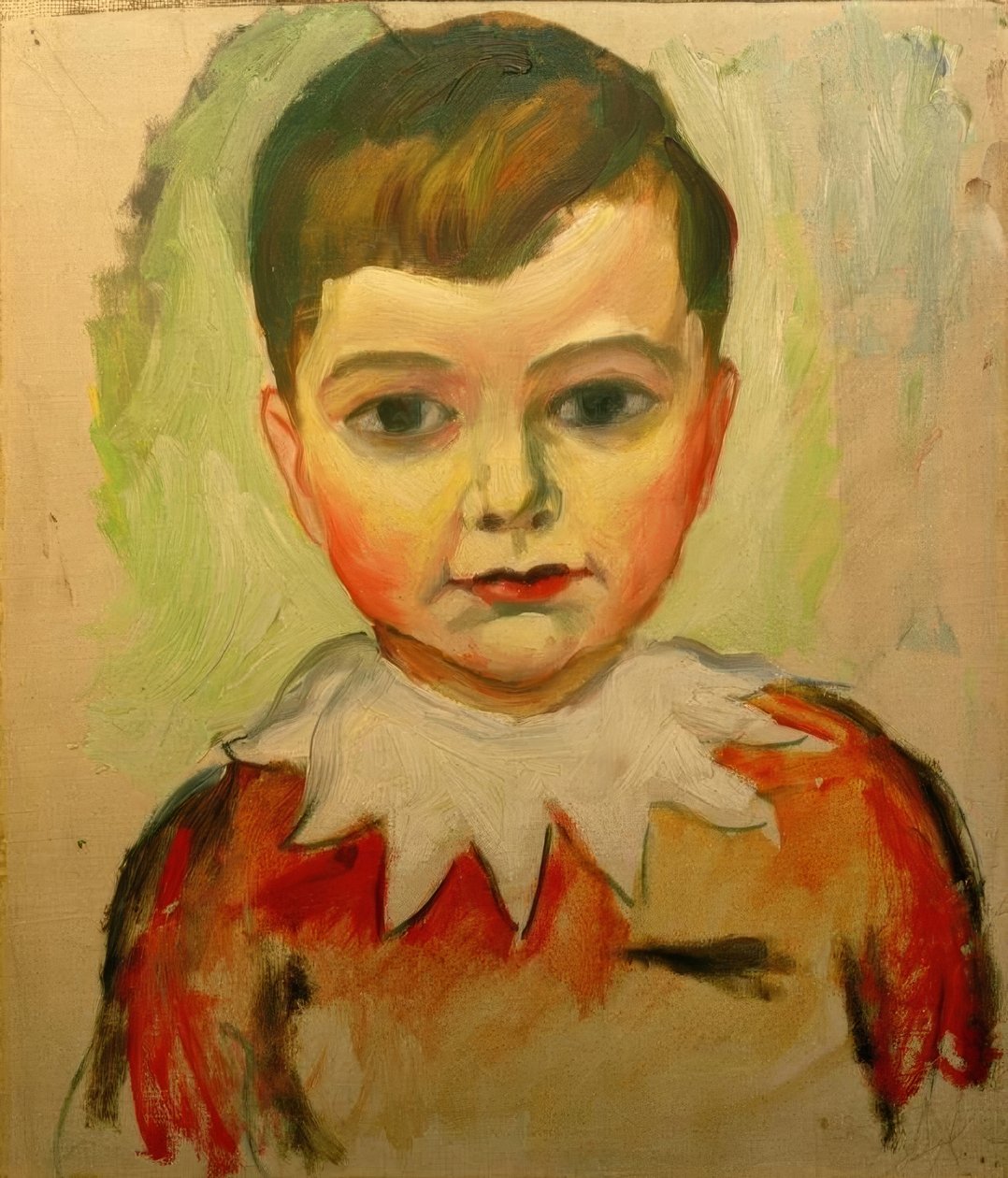 Walter with Lace Collar by August Macke