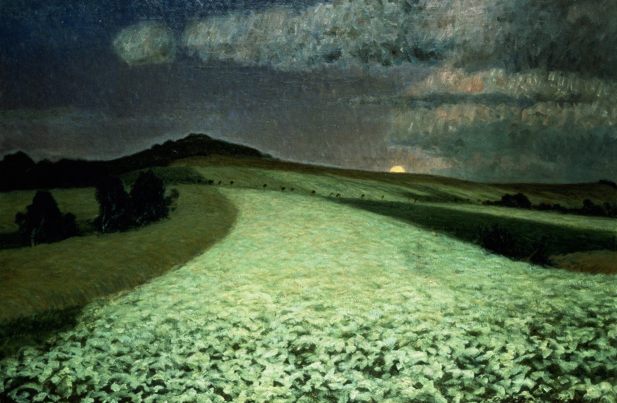 Ripe Wheatfields by August Overbeck