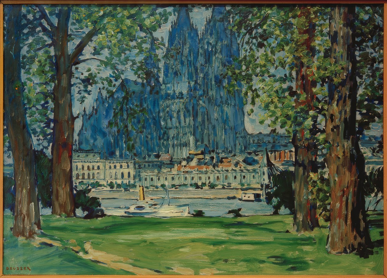 Cologne Cathedral with Deutz Meadow by August Deusser