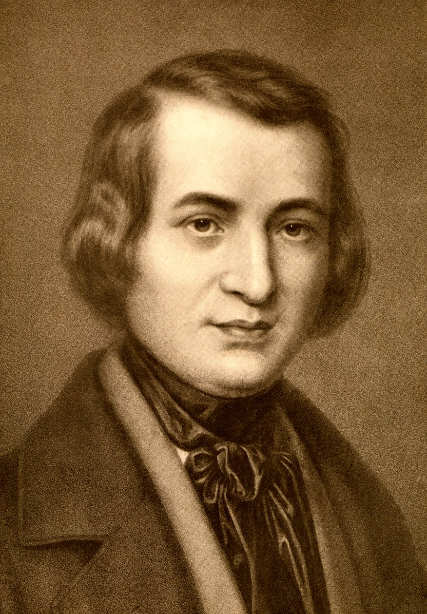 Heinrich Heine, German poet by August Friedrich Pecht