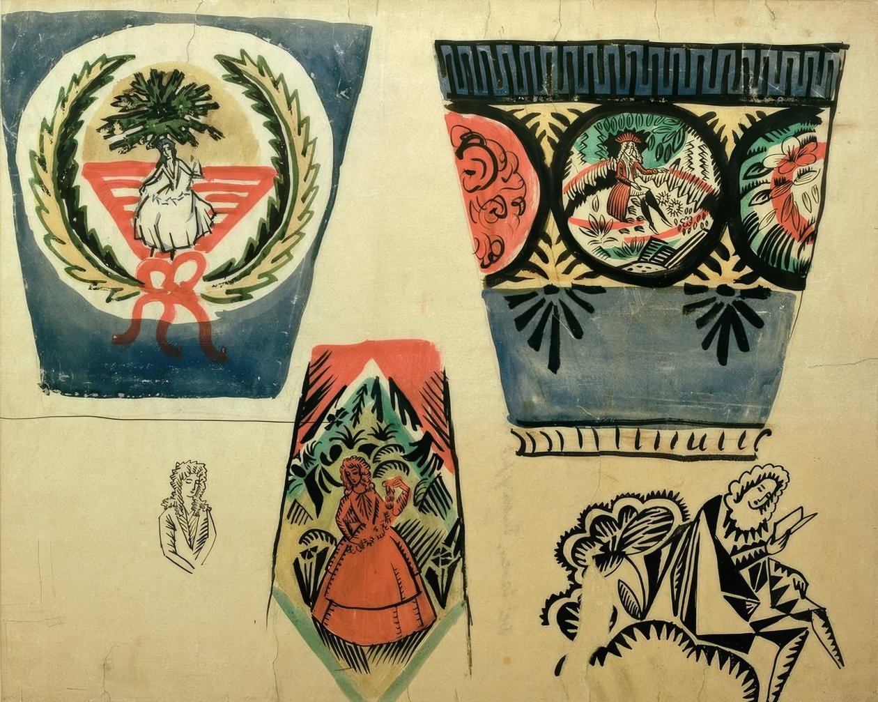 Three Vases by August Macke