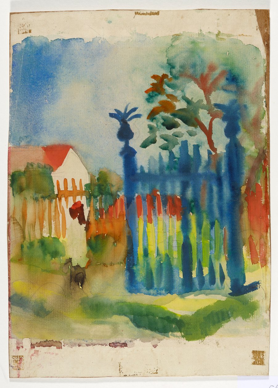 Garden Gate by August Macke