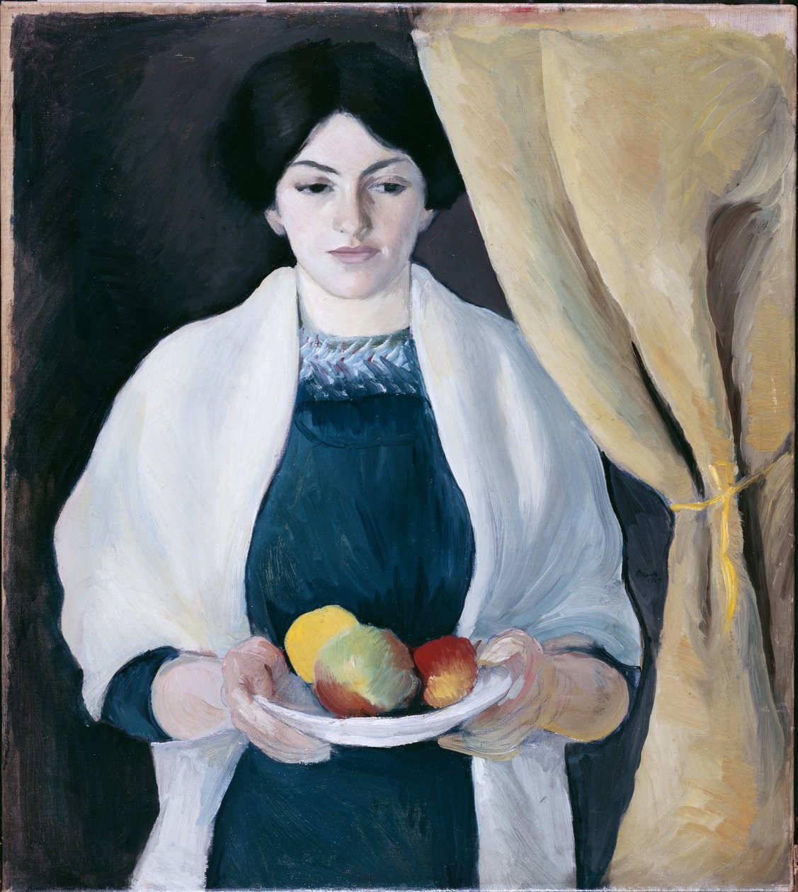 Portrait with Apples (Portrait of the Artist
