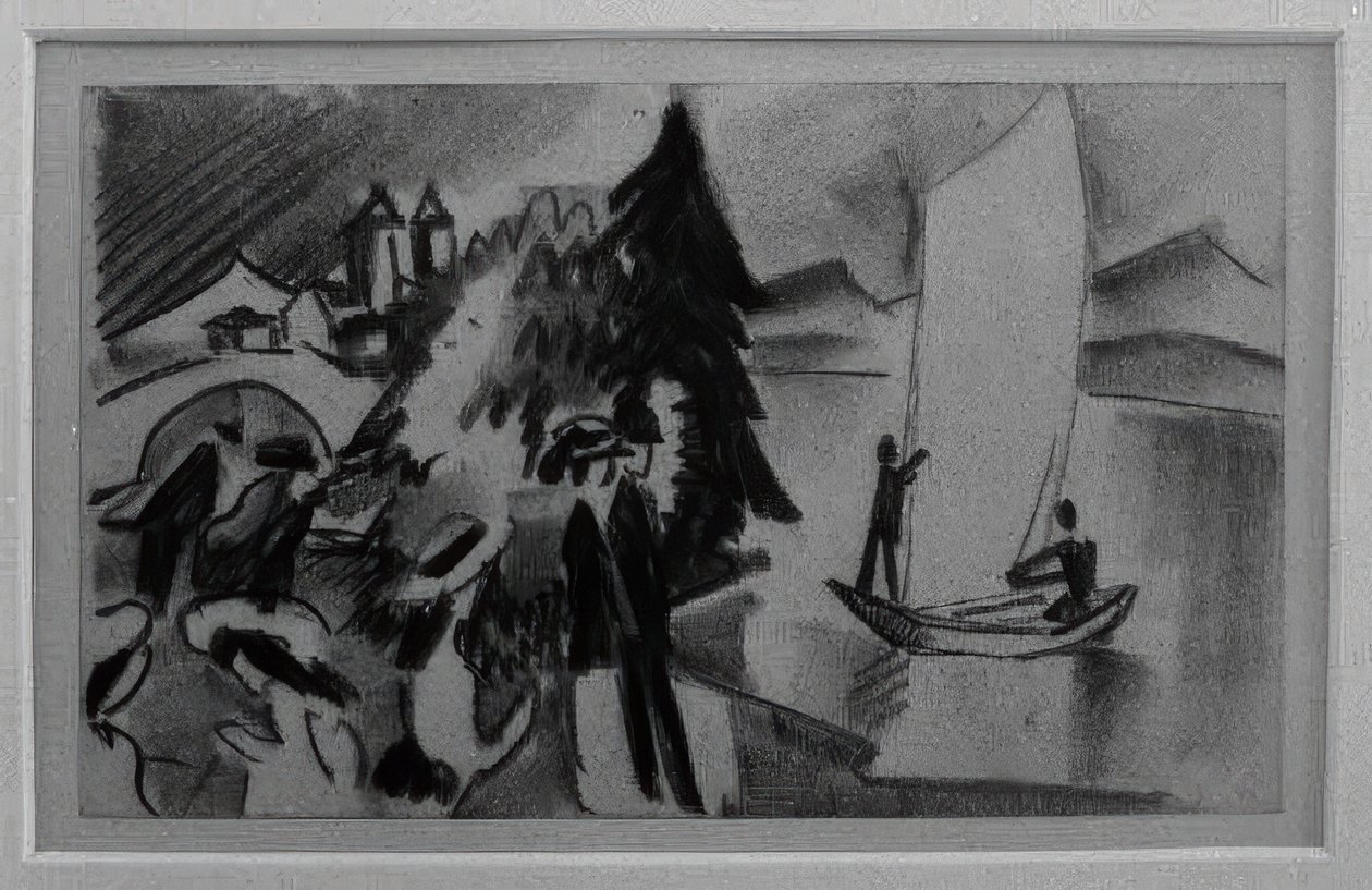 Study for Yellow Sail by August Macke